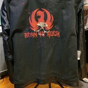 Wilsons "Griphon" Leather jacket BORN TO ROCK XL, only one for sale in the USA!!